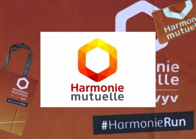 Goodies écoresponsables pour Harmonie Mutuelle